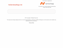 Tablet Screenshot of heldendesalltags.net
